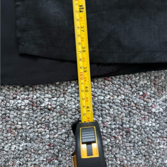 DISSH NWT Black 100% Linen Maxi Wrap Skirt Women Size 10 - Picture 4 of 10